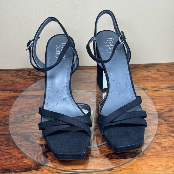 Franco Sarto Damalis Platform Sandal - Black Galaxy - size 10 - Picture 5 of 16